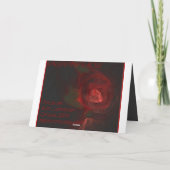 VALENTIJN NAM ~ op Zwarte toe Feestdagen Kaart (Achterkant)