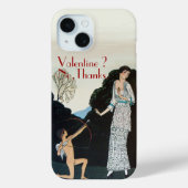 VALENTIJN ? NEE, BEDANKT /RETRO ANTI VALENTIJN DAG Case-Mate iPhone CASE (Achterkant)