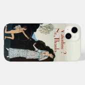 VALENTIJN ? NEE, BEDANKT /RETRO ANTI VALENTIJNSDAG Case-Mate iPhone CASE (Achterkant (horizontaal))