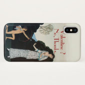 VALENTIJN ? NEE, BEDANKT /RETRO ANTI VALENTIJNSDAG Case-Mate iPhone CASE (Achterkant (horizontaal))