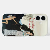 VALENTIJN ? NEE, BEDANKT /RETRO ANTI VALENTIJNSDAG Case-Mate iPhone CASE (Achterkant (horizontaal))