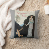 VALENTIJN? NEE,BEDANKT/RETRO ANTI VALENTINE'S DAG KUSSEN (Deken)