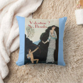 VALENTIJN? NEE,BEDANKT/RETRO ANTI VALENTINE'S DAG KUSSEN (Deken)