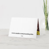 VALENTIJN NEGRO VROUW OP DE DECK KAART (Achterkant)