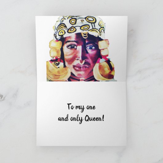 VALENTIJN NEGRO VROUWKAART KAART (Binnen)