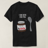 Valentijn Nutella Mannen CouplePartner Gifts T-shirt (Design voorkant)