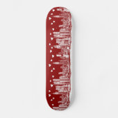 valentijn NYC skyline Skateboard (Voorkant)