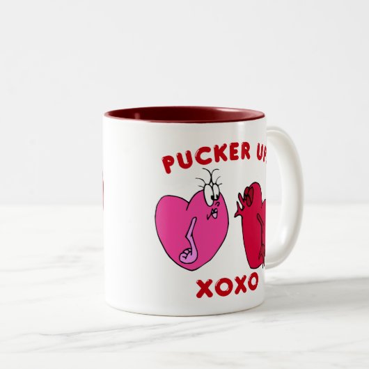 Valentijn omhoog schuiven Mok hart (Voorkant rechts)