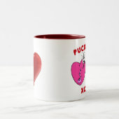 Valentijn omhoog schuiven Mok hart (Center)