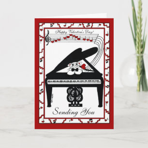 Valentijn op grote schaal feestdagen kaart