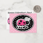 Valentijn op Visitekaartjes ! SRF Notitiekaartje (Voorkant / Achterkant in situ)