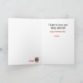 Valentijn Oxymoron OX Love Feestdagen Kaart (Binnen)