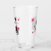 Valentijn Panda in liefde Glas (Rechts)