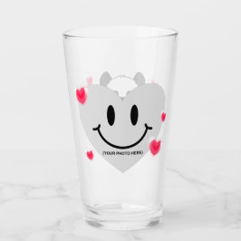 Valentijn Panda in liefde Glas