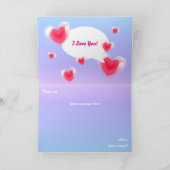 Valentijn Panda in liefde Kaart (Binnen)