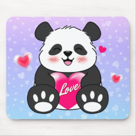 Valentijn Panda in liefde Muismat