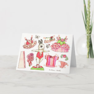 Valentijn Paper Doll Kaart