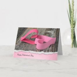 Valentijn papier hart met gedraaide rand