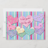 Valentijn Papier Harten Bunting voor Pastor (Voorkant)