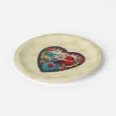 Valentijn Papieren Bordje (Gekanteld)