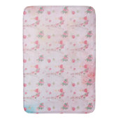 Valentijn-Parijs-Girl-Eiffeltower in roze vorm - P Badmat (Voorkant Verticaal)