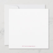 Valentijn Party Invitations Red Strawberry Pink Kaart (Achterkant)
