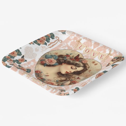 Valentijn Party Paper Bord (Gebogen)