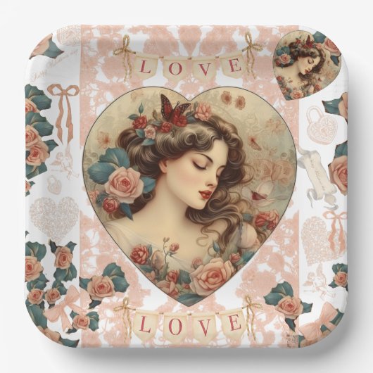  Valentijn Party Paper Bord (Voorkant)