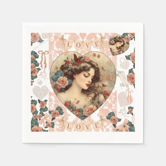  Valentijn Party Papier Servet (Voorkant)