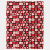 Valentijn Patchwork Fleece Deken (Voorkant)