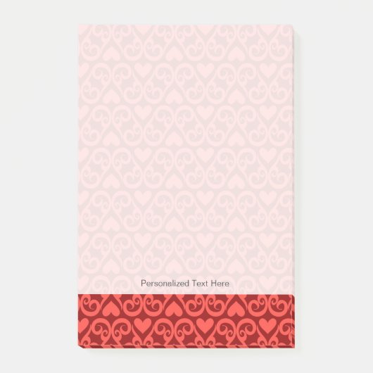 Valentijn Patroon 2 Post-it® Notes (Voorkant)