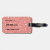 Valentijn Patroon Bagagelabel (Achterkant horizontaal)