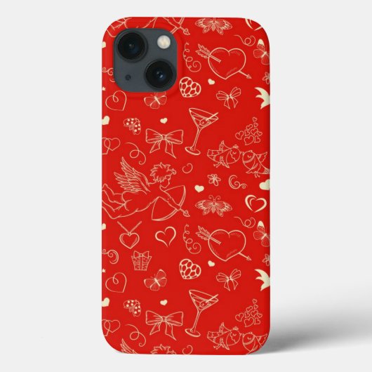 Valentijn Patroon Case-Mate iPhone Case (Achterkant)