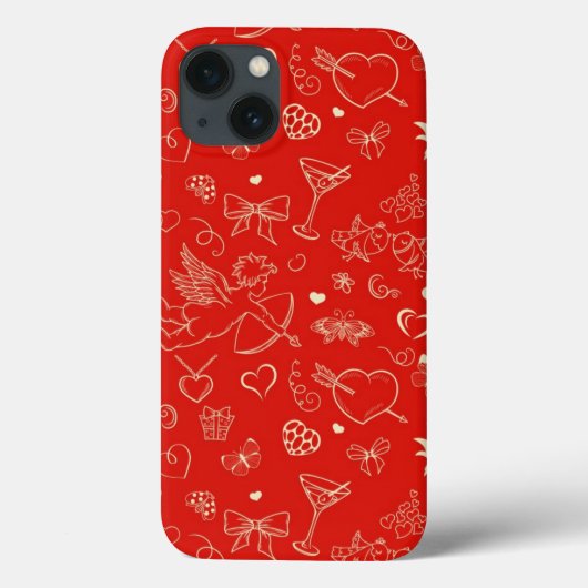 Valentijn Patroon Case-Mate iPhone Case (Achterkant)
