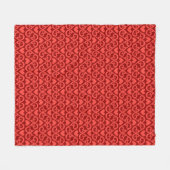 Valentijn Patroon Fleece Deken (Voorkant (Horizontaal))