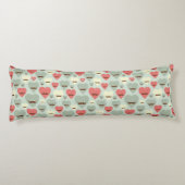 Valentijn patroon met hart en snor lichaamskussen (Achterkant)