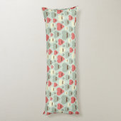 Valentijn patroon met hart en snor lichaamskussen (Achterkant (Verticaal))