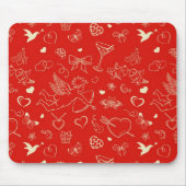 Valentijn Patroon Muismat (Voorkant)
