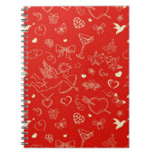 Valentijn Patroon Notitieboek (Voorkant)