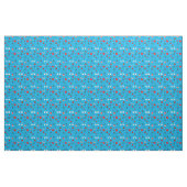 Valentijn Patroon op blauw Stof (Yard (91,4 cm))