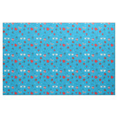 Valentijn Patroon op blauw Stof (Fat Quarter)