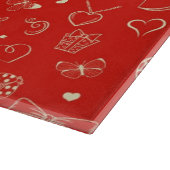 Valentijn Patroon Snijplank (Hoek)