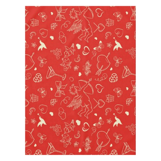 Valentijn Patroon Tafelkleed (Voorkant)