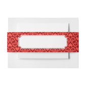 Valentijn Patroon Uitnodigingen Wikkel (Voorkant Voorbeeld)