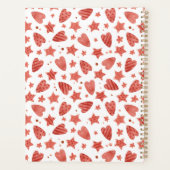 Valentijn - Patroonplanner voor harten en sterren Planner (Achterkant)