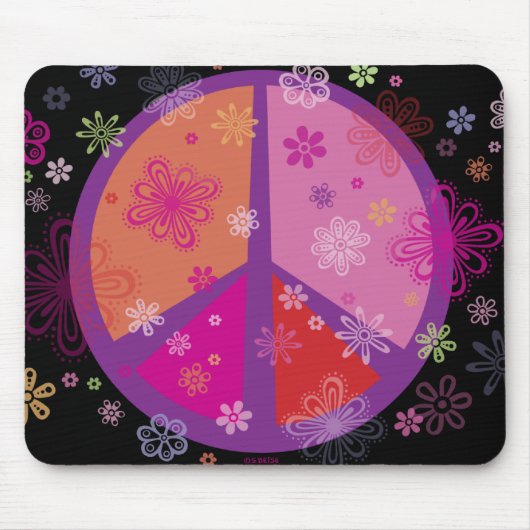 Valentijn Peace MOUSEPAD Muismat (Voorkant)