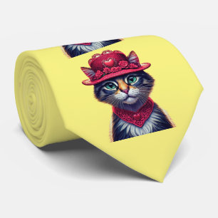 Valentijn Pet Kat Stropdas