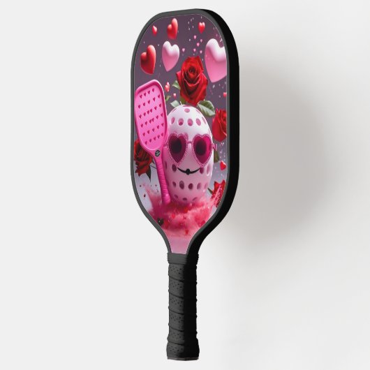 Valentijn Pickleball Love – Heart & Paddle Design (Links)