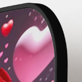 Valentijn Pickleball Love – Heart & Paddle Design (Links Detail)