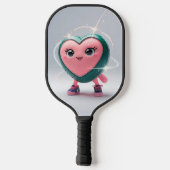Valentijn Pickleball Love – Heart & Paddle Design (Achterkant)